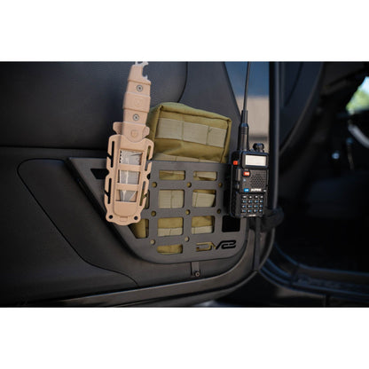 DV8 Off-Road 2011-2018 Jeep Wrangler JK | Slim Front Door Molle Pockets C3| MPJK-07
