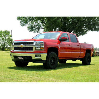 ROUGH COUNTRY 2 Inch Leveling Kit | Aluminum | Red | Chevy/GMC 1500 Truck (07-18) SUV (07-20) | 1313
