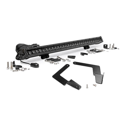 ROUGH COUNTRY LED Light Kit | Lower Grille Mount | 30" Black Single Row | Toyota Tacoma (16-23) | 70668