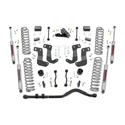 ROUGH COUNTRY 3.5 Inch Lift Kit | C/A Drop | 4-Door | Jeep Wrangler Unlimited 4WD (18-23) | 66830