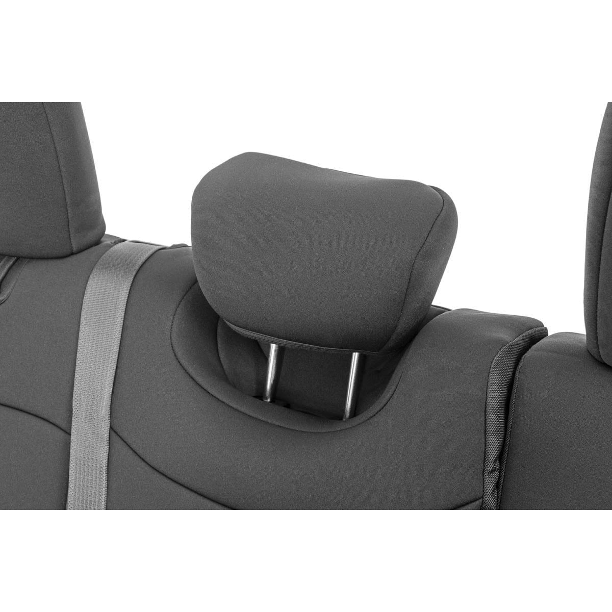 ROUGH COUNTRY Seat Covers | Front and Rear | Jeep Wrangler Unlimited 4WD (2018-2025) | 91010