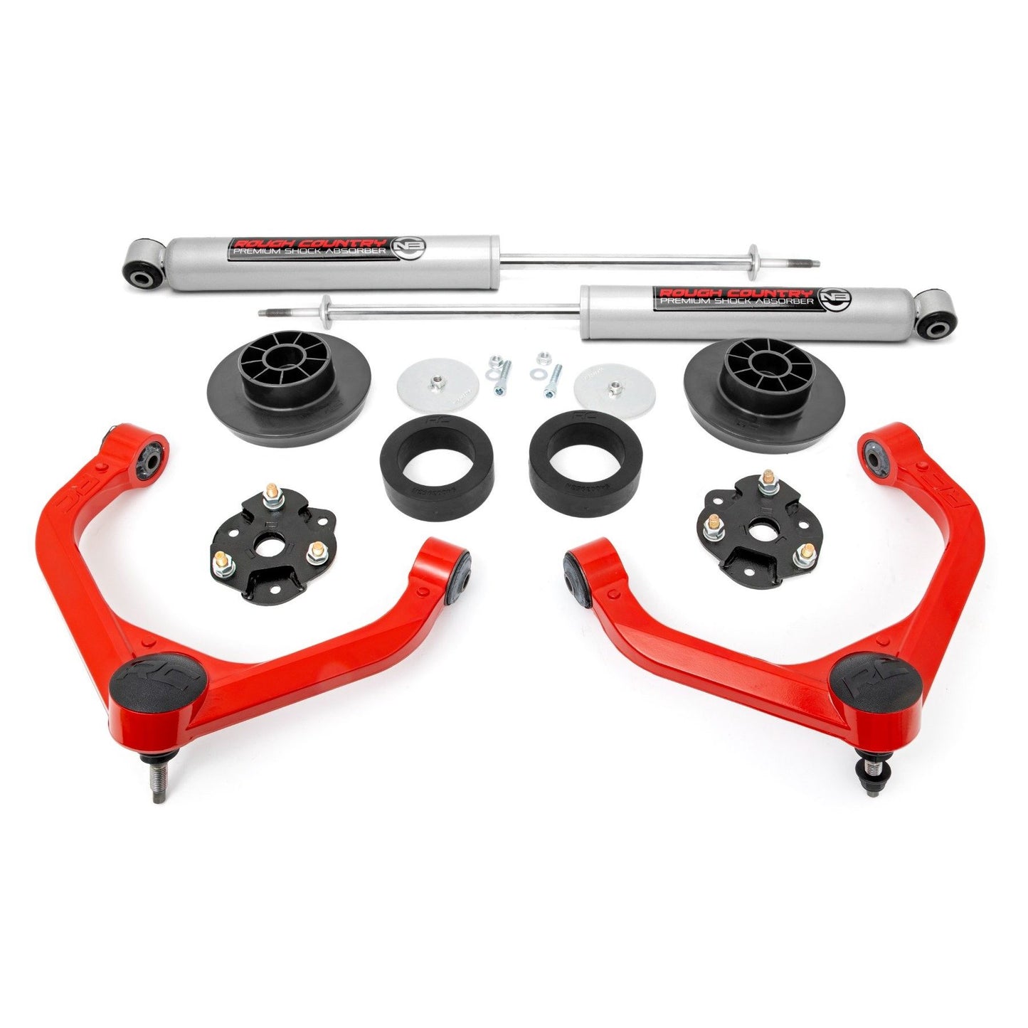 ROUGH COUNTRY 3.5 Inch Lift Kit | Ram 1500 2WD/4WD (2019-2025) | 31430RED