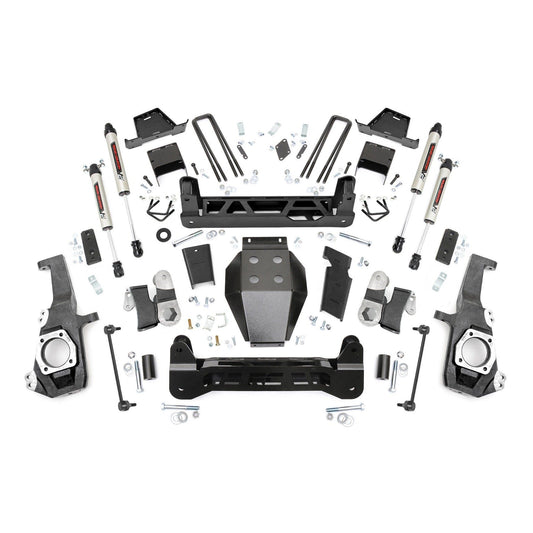 ROUGH COUNTRY 7 Inch Lift Kit | NTD | V2 | w/ Overloads | Chevy/GMC 2500HD/3500HD (20-25) | 111170