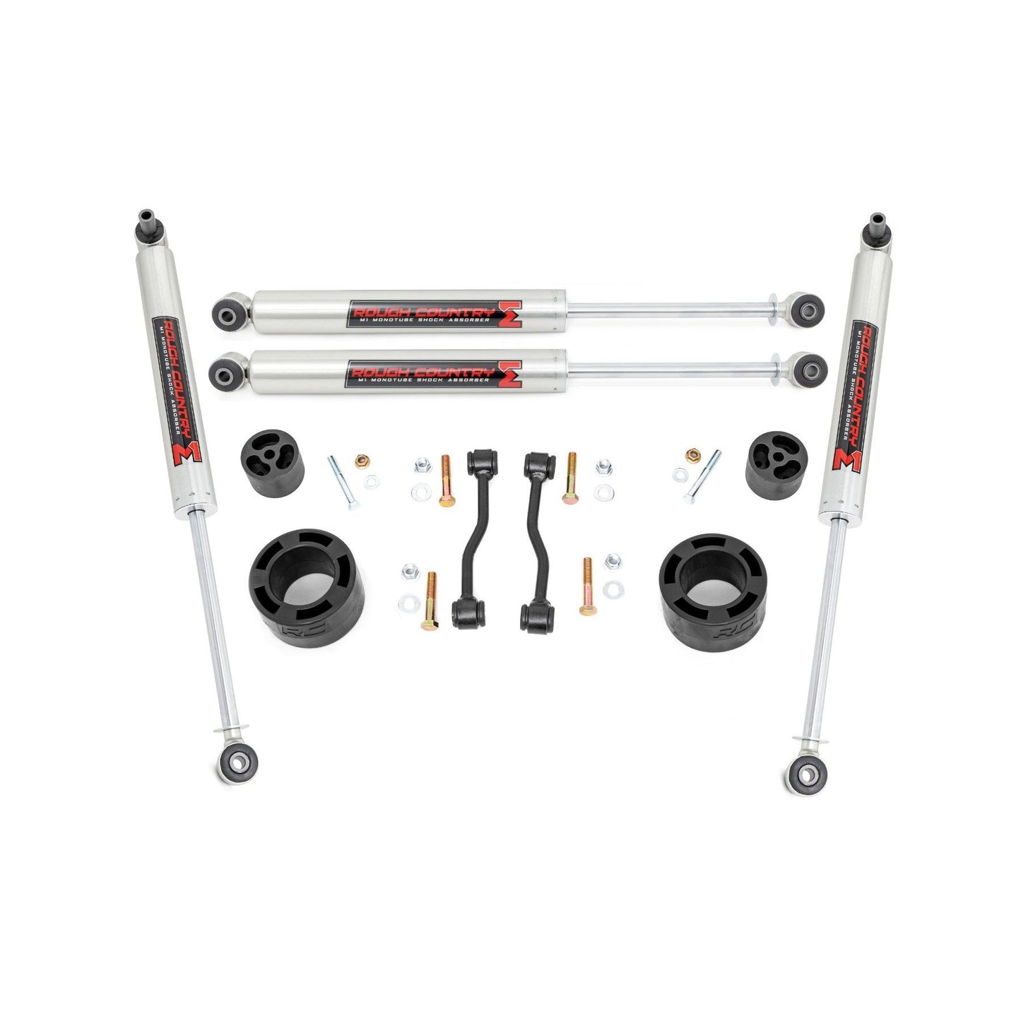 ROUGH COUNTRY 2.5 Inch Leveling Kit | Spacers | M1 | Jeep Gladiator JT 4WD (2024-2025) | 61340
