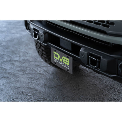 DV8 Off-Road 2021-2024 Ford Bronco | Capable Bumper Front License Plate Mount C3| LPBR-04