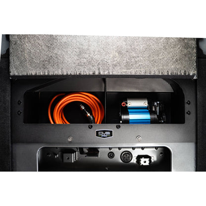 DV8 OFF-ROAD | 2021 2025 Ford Bronco Air Compressor Mount Storage Box  | CMBR-02