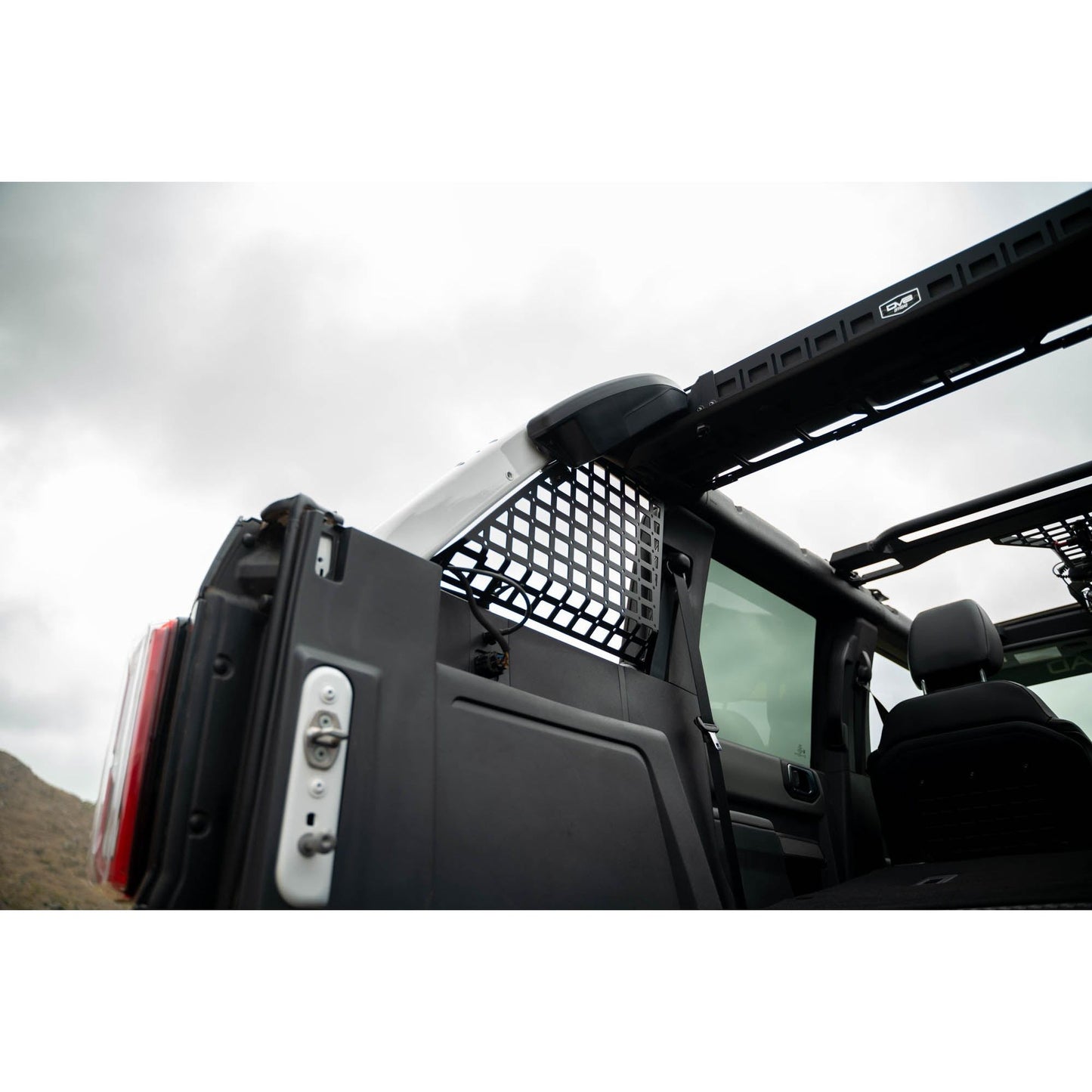 DV8 Off-Road 2021-2026 Ford Bronco | Pocketed Rear Window Molle Panels C3| MPBR-08