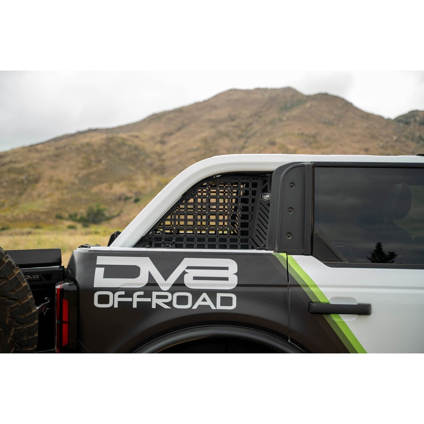 DV8 Off-Road 2021-2026 Ford Bronco | Pocketed Rear Window Molle Panels C3| MPBR-08