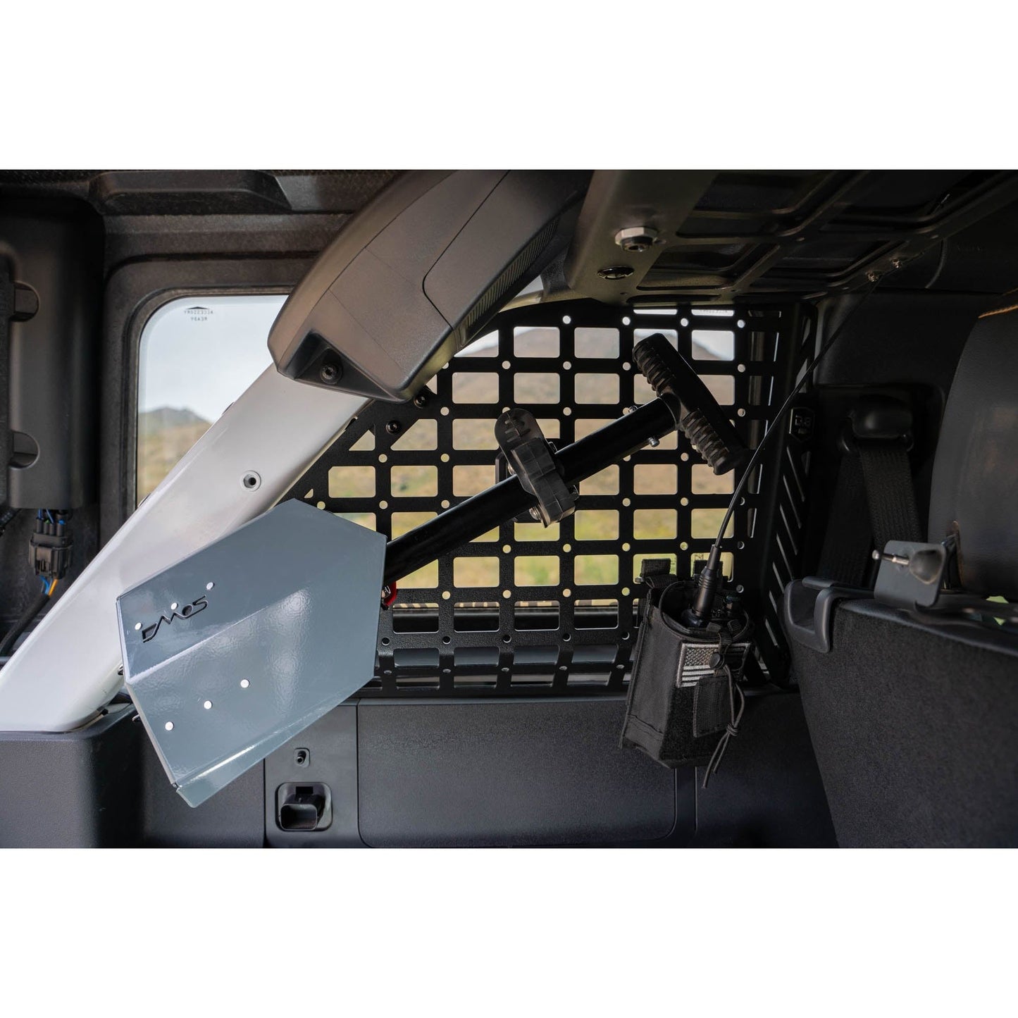 DV8 Off-Road 2021-2026 Ford Bronco | Pocketed Rear Window Molle Panels C3| MPBR-08