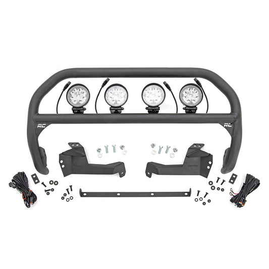 ROUGH COUNTRY Nudge Bar | 4 Inch Round Led (x4) | Ford Bronco Sport 4WD (2021-2025) | 51044