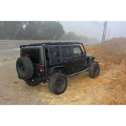 Body Armor 4x4 2007-2018 JEEP WRANGLER JK 2/4 DOOR CARGO ROOF RACK ACCESSORY MOUNT JK-7102