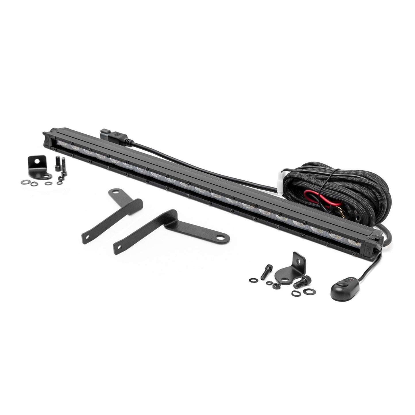 ROUGH COUNTRY LED Light Kit | Bumper Mount | 20" Black Slim Line | Toyota Tundra (22-25) | 71077