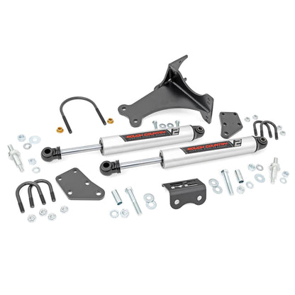 ROUGH COUNTRY V2 Steering Stabilizer | Dual | 2-8 Inch Lift | Ford F-250/F-350 Super Duty (05-25) | 8749270