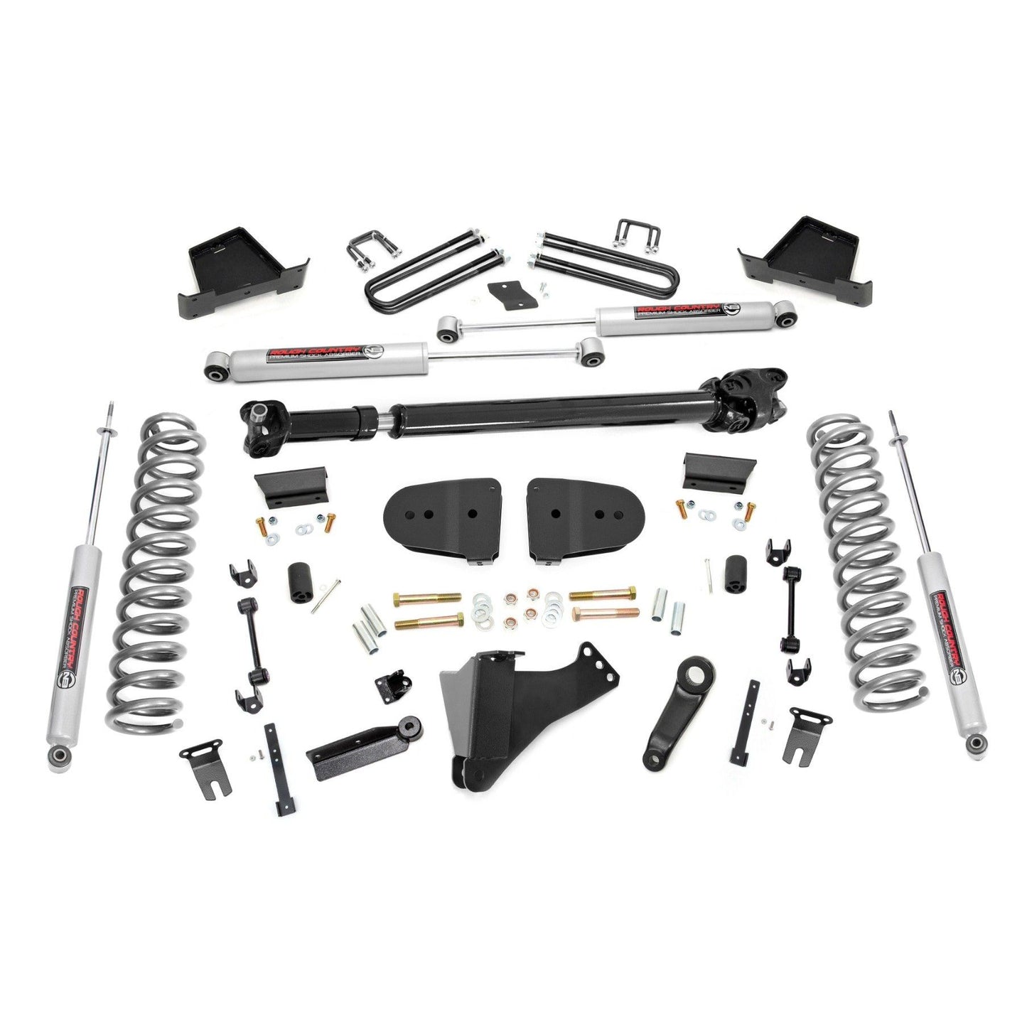 ROUGH COUNTRY 6 Inch Lift Kit | Gas | No OVLD | Ford F-250/F-350 Super Duty 4WD (2023-2025) | 41930