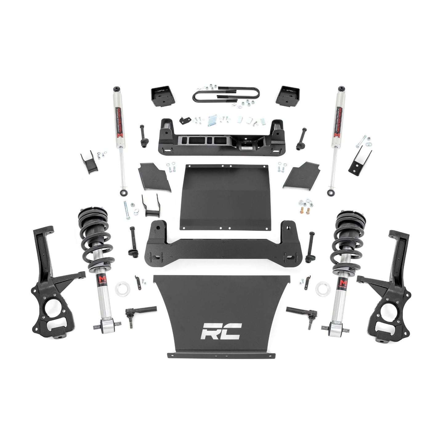 ROUGH COUNTRY 6 Inch Lift Kit | Mono Leaf Rear | M1 Struts/M1 | Chevy Silverado 1500 (25-26) | 21640_A