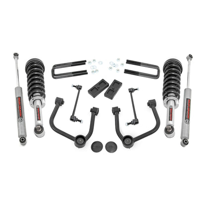 ROUGH COUNTRY | 3 Inch Lift Kit  N3 Struts  Ford Ranger 4WD (2024-2026) | 51148