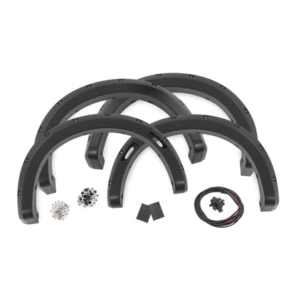 ROUGH COUNTRY | Pocket Fender Flares  VA Desert Sand  Ford Ranger 2WD/4WD (2024-2026) | F-F12401-VA
