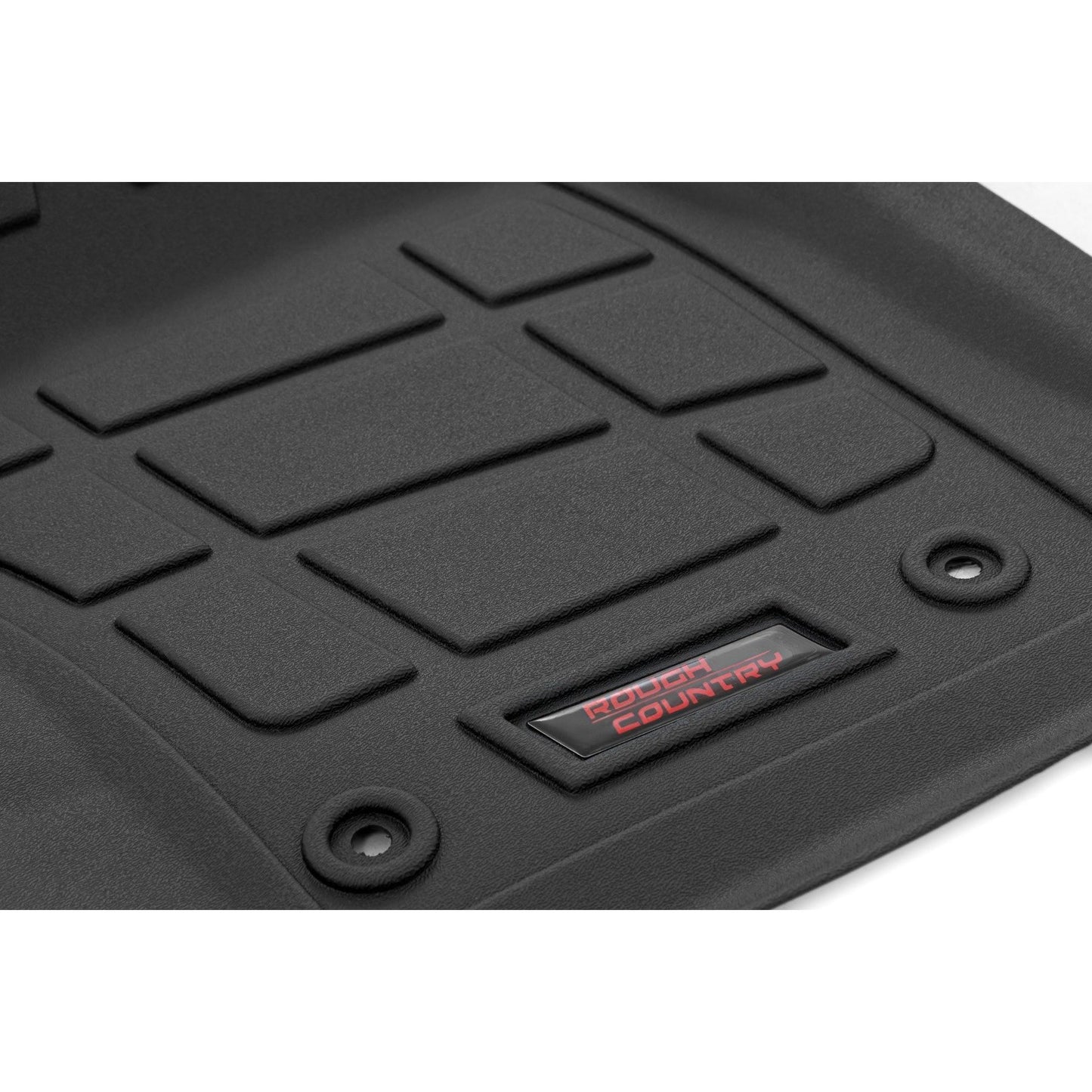 ROUGH COUNTRY Sure-Fit Floor Mats | Front | Double Cab | Toyota Tacoma 2WD/4WD (2024-2025) | SM71223_A