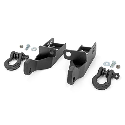 ROUGH COUNTRY Front Shackle Kit | D-Ring Combo | Toyota Tacoma 2WD/4WD (2024-2025) | 73126