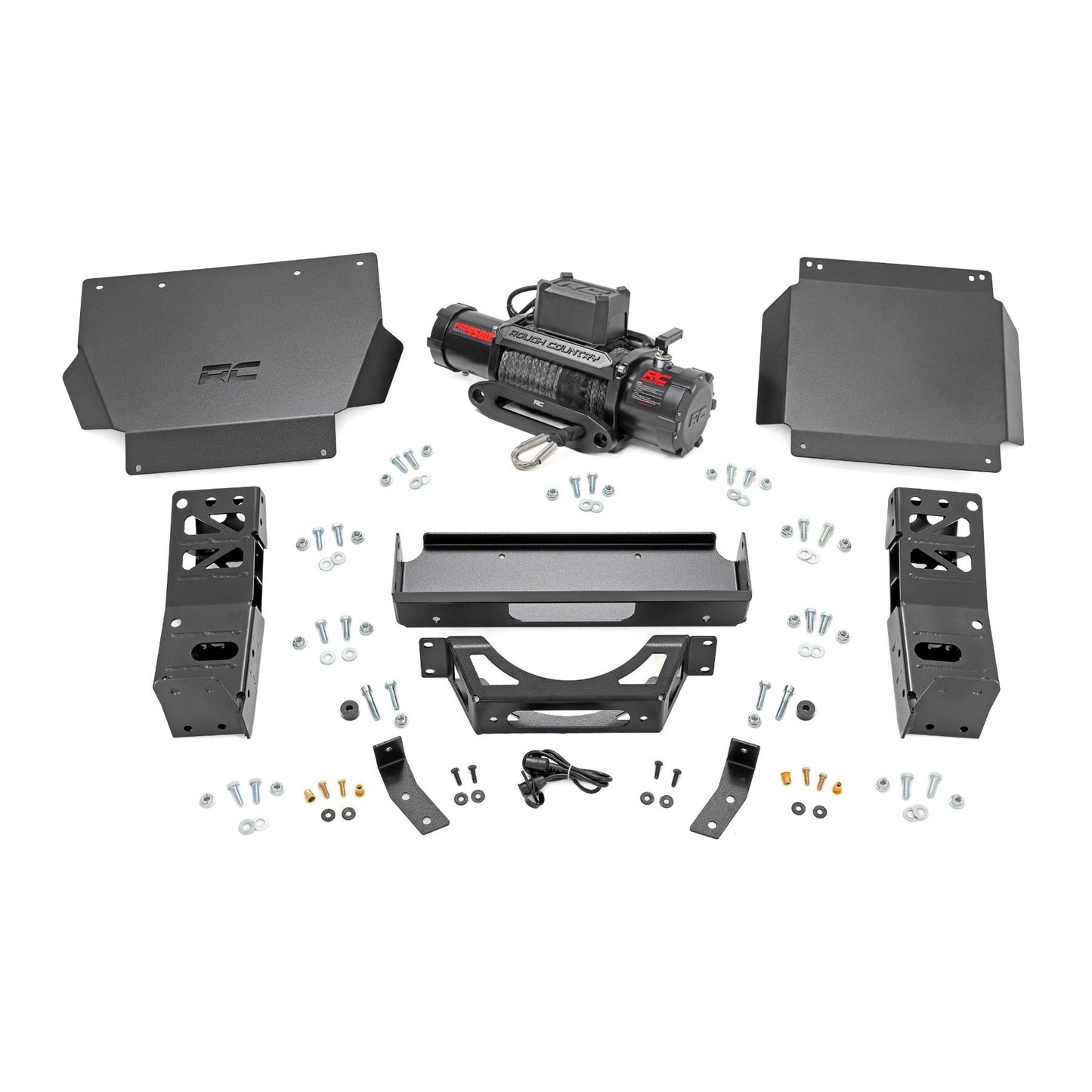 ROUGH COUNTRY Hidden Winch Mount | 9500S | Toyota Tacoma 2WD/4WD (2024-2025) | 72012