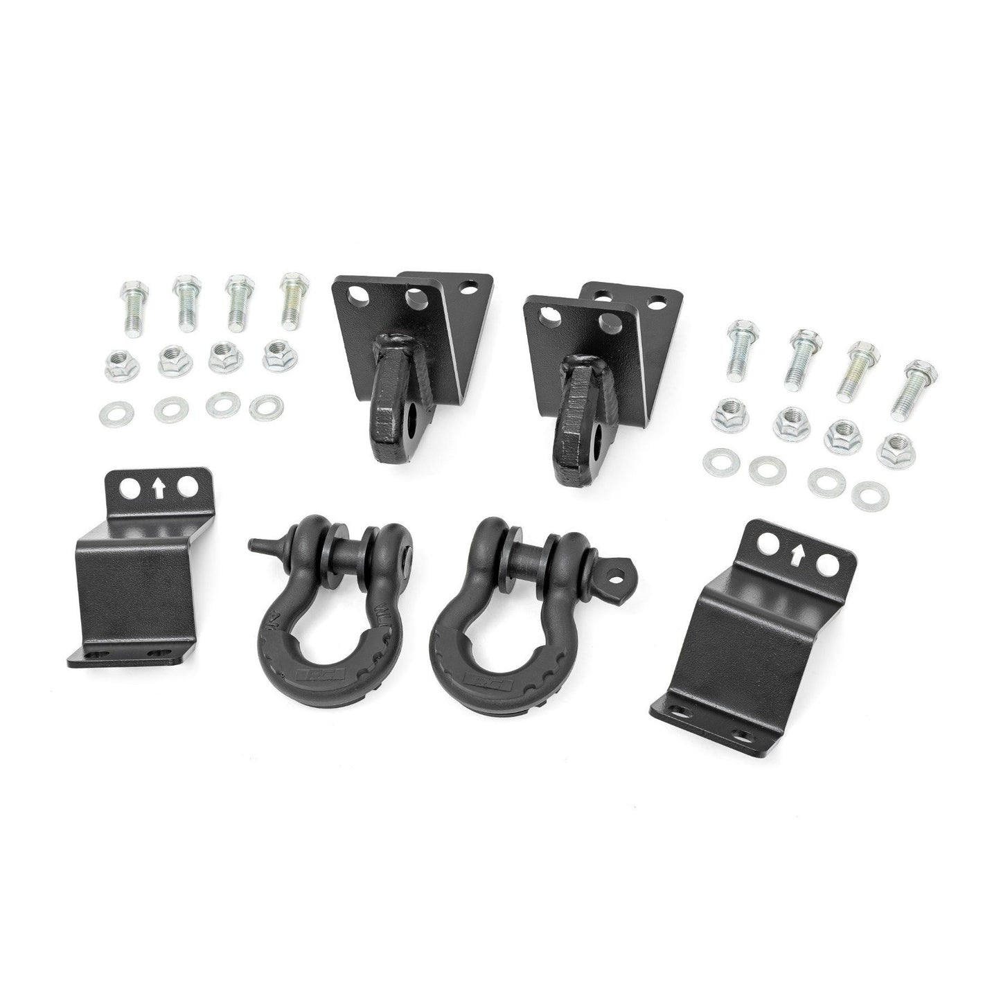 ROUGH COUNTRY Rear Shackle Kit | D-Ring Combo | Toyota Tacoma 2WD/4WD (2024-2025) | 73117