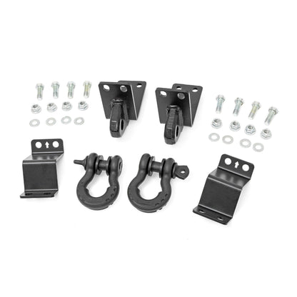 ROUGH COUNTRY Rear Shackle Kit | D-Ring Combo | Toyota Tacoma 2WD/4WD (2024-2025) | 73117