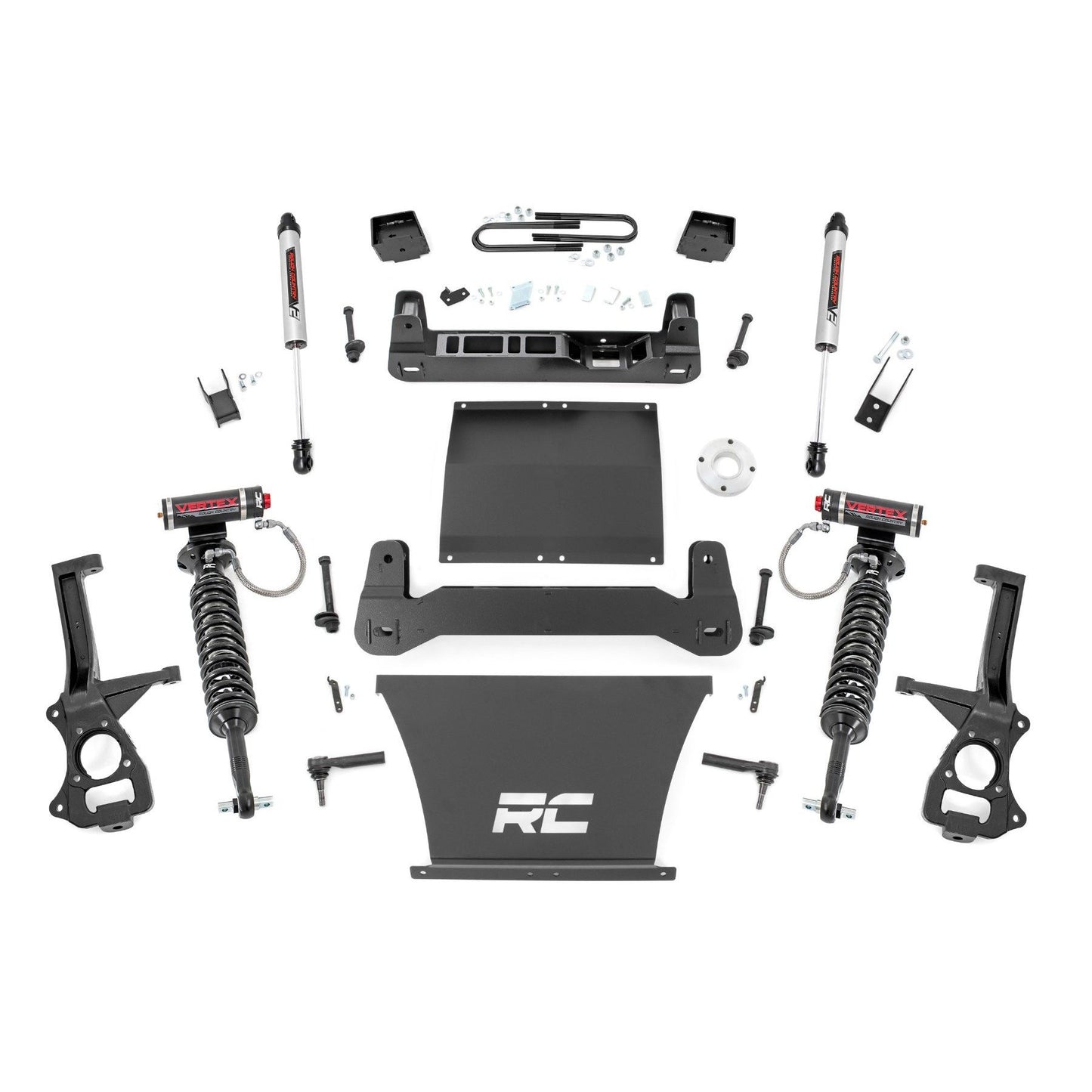 ROUGH COUNTRY 6 Inch Lift Kit | Mono Leaf Rear | Vertex/V2 | GMC Sierra 1500 2WD (25-26) | 111557