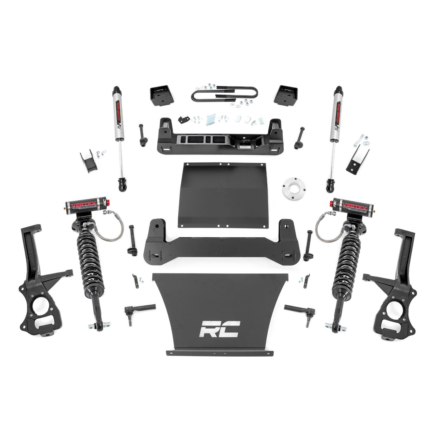 ROUGH COUNTRY 6 Inch Lift Kit | Mono Leaf Rear | Vertex/V2 | Chevy Silverado 1500 (25-26) | 111657
