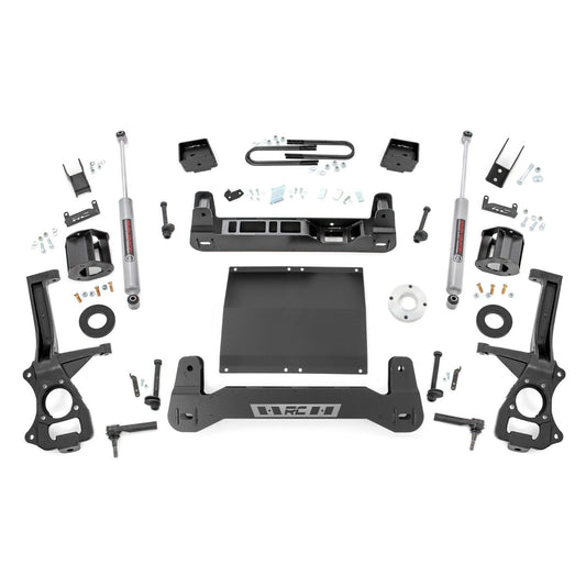 ROUGH COUNTRY 6 Inch Lift Kit | Mono Leaf Rear | Diesel | Chevy Silverado 1500 2WD (25-26) | 111630D