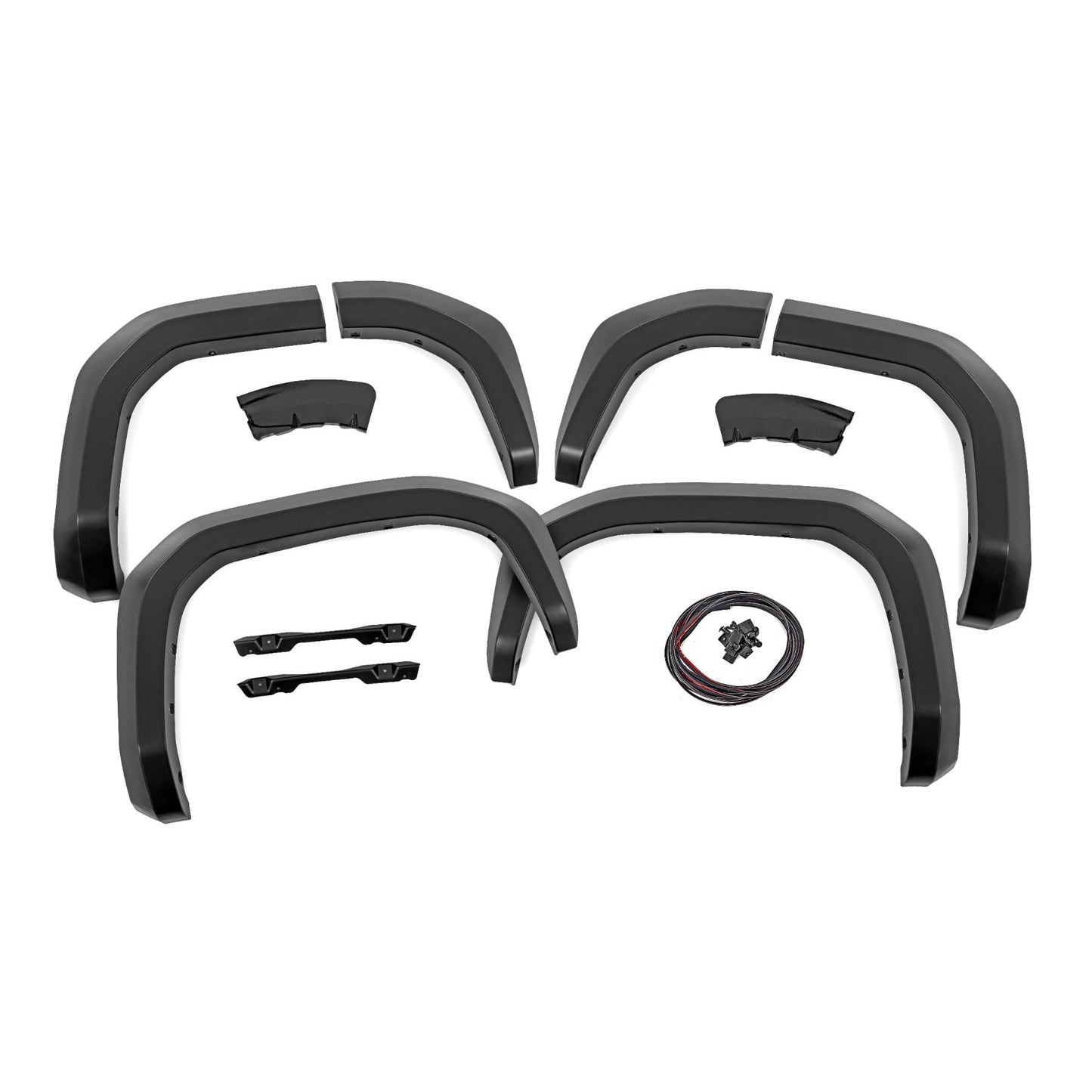ROUGH COUNTRY | Sport Fender Flares  040 Super White  Toyota 4Runner 2WD/4WD (2025-2026) | S-T12511-040