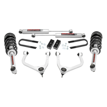 ROUGH COUNTRY 3.5 Inch Lift Kit | N3 Struts | Chevy Silverado 1500 2WD/4WD (2025-2026) | 110431