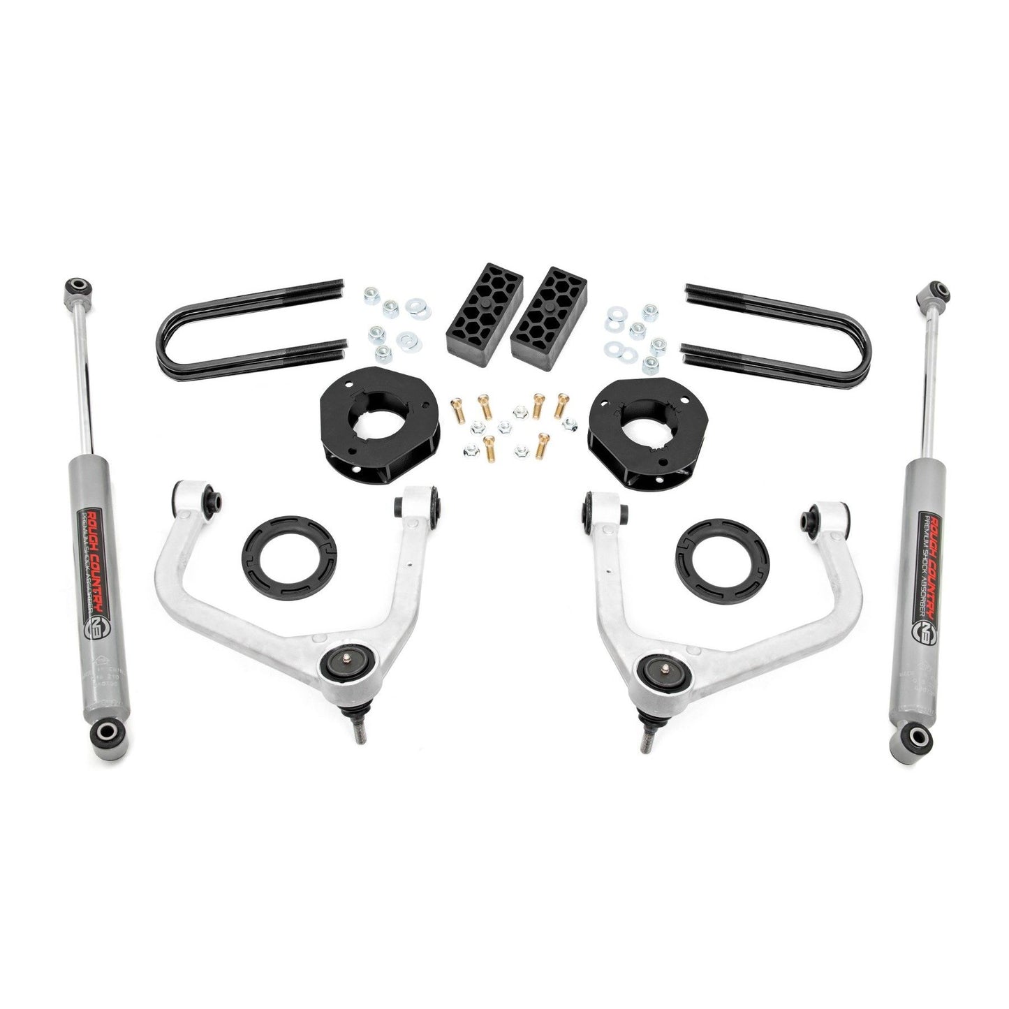 ROUGH COUNTRY 3.5 Inch Lift Kit | Chevy Silverado 1500 2WD/4WD (2025-2026) | 110430