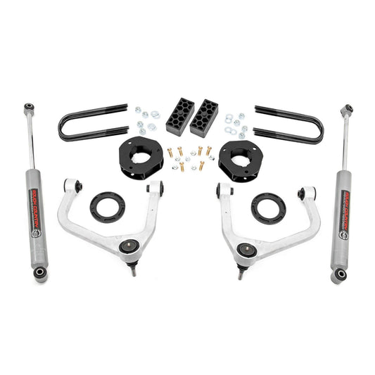 ROUGH COUNTRY 3.5 Inch Lift Kit | Chevy Silverado 1500 2WD/4WD (2025-2026) | 110430