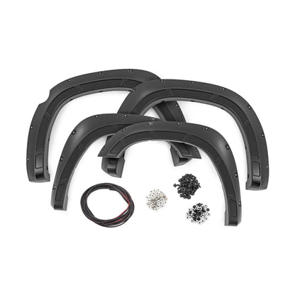 ROUGH COUNTRY | Defender Fender Flares  PB8 Midnight Blue  Ram 1500 2WD/4WD (2025-2026) | A-D319205-PB8
