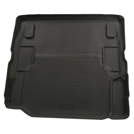 Husky Liners | Classic Style Cargo Liner For 2007-2010 Jeep Wrangler 2 Door Husky Liners | 20521 - durable black liner.