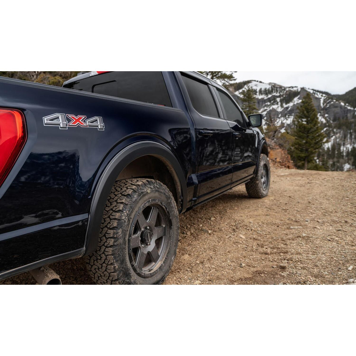BUSHWACKER | OE-Style 4-Piece Fender Flare Set | 2011-16 Ford F-350  2011-16 Ford F-250 | 20941-02