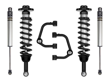 ICON K93161T 2021-2026 Ford F-150 Tremor, 2.5-3" Lift, Stage 1 Suspension System, Tubular