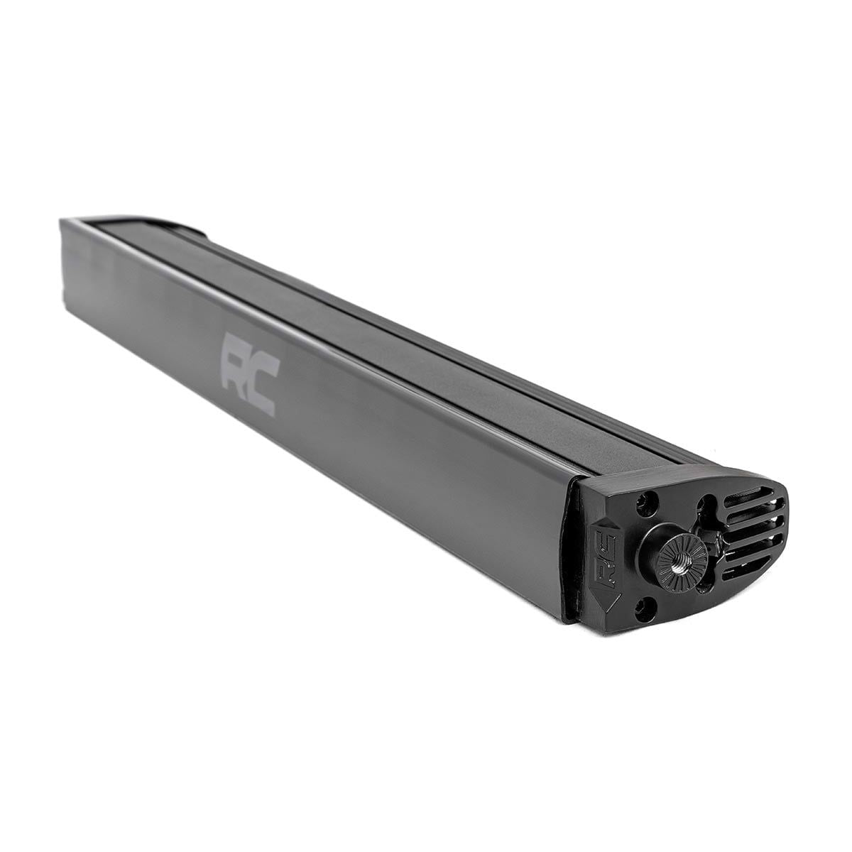 ROUGH COUNTRY 20 Inch Black Series LED Light Bar | Single Row | Cool White DRL | 70720BLDRL