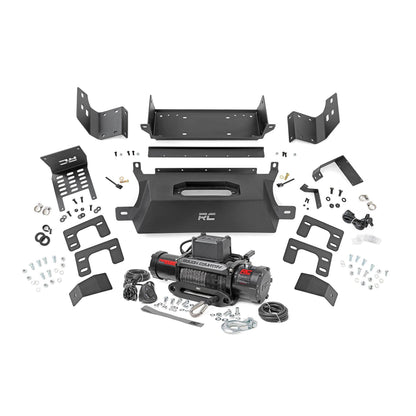 ROUGH COUNTRY Hidden Winch Mount | 9500S | Ford Bronco 4WD (2021-2025) | 51058