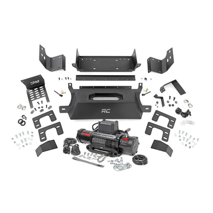 ROUGH COUNTRY Hidden Winch Mount | 12000S | Ford Bronco 4WD (2021-2025) | 51059