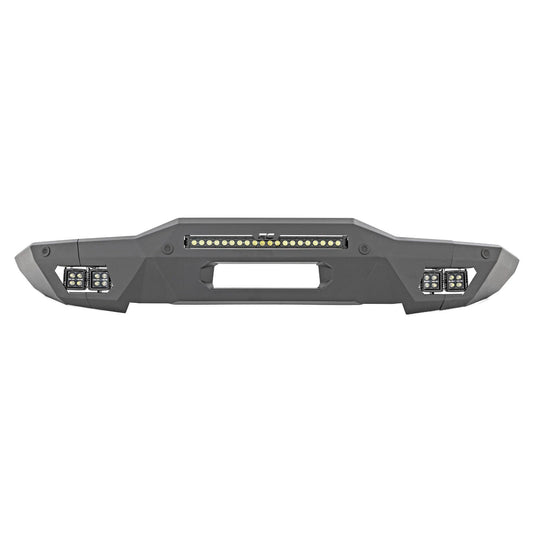 ROUGH COUNTRY Front Bumper | Modular | Full Wings | DRL | Ford Bronco 4WD (2021-2025) | 51074