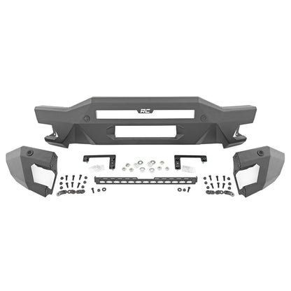 ROUGH COUNTRY Front Bumper | Modular | Full Wings | Ford Bronco 4WD (2021-2025) | 51073