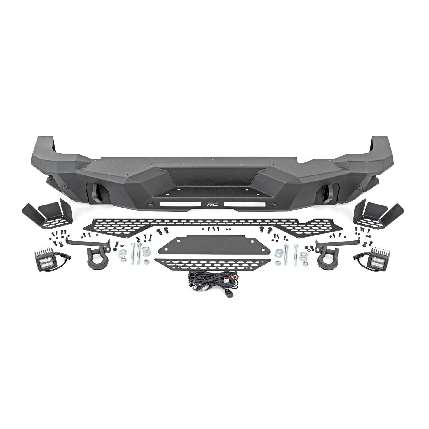 ROUGH COUNTRY Rear Bumper | Black Series LED | Spot | Ford Bronco 4WD (2021-2025) | 51092