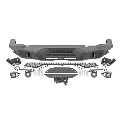 ROUGH COUNTRY Rear Bumper | Black Series LED | Spot | Ford Bronco 4WD (2021-2025) | 51092