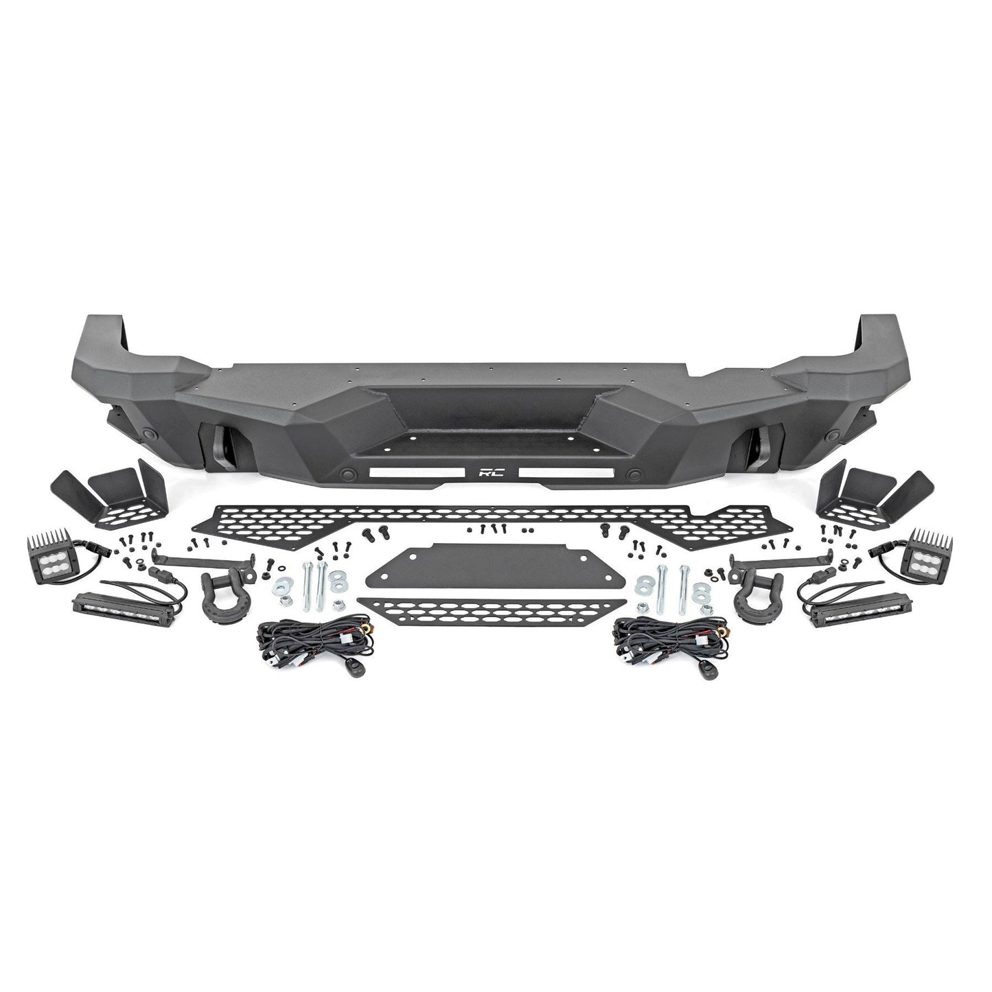 ROUGH COUNTRY Rear Bumper | Black Series LED | Flood | Ford Bronco 4WD (2021-2025) | 51093