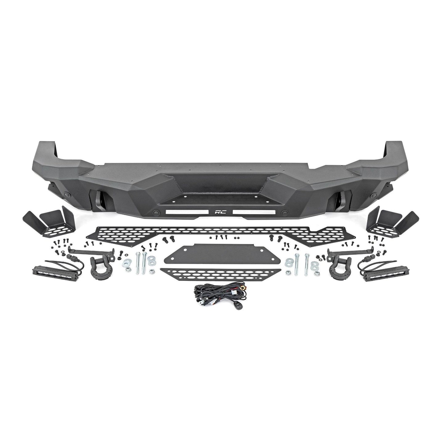 ROUGH COUNTRY Rear Bumper | Black Series LED | 6" Pair | Slim Line | | Ford Bronco (21-25) | 51091