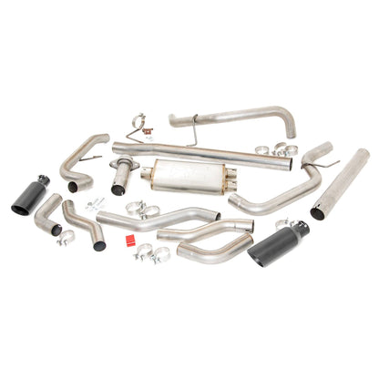 ROUGH COUNTRY Performance Cat-Back Exhaust | Stainless | 2.7/3.5/5.0L | Ford F-150 (21-25) | 96018