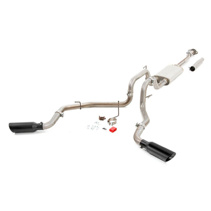 ROUGH COUNTRY Performance Cat-Back Exhaust | Stainless | 2.7/3.5/5.0L | Ford F-150 (21-25) | 96018