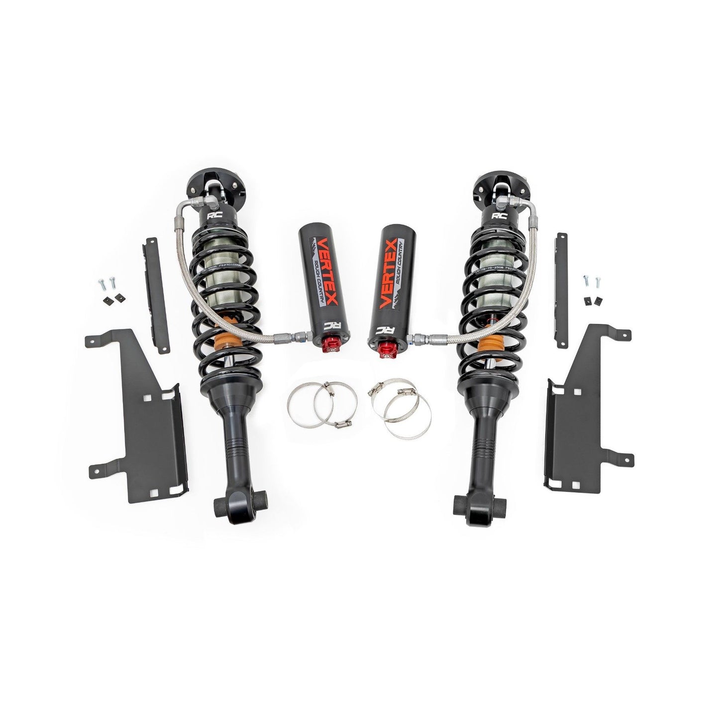 ROUGH COUNTRY Vertex 2.5 Adjustable Coilovers | Rear | 2" | Ford Bronco 4WD (2021-2025) | 699043
