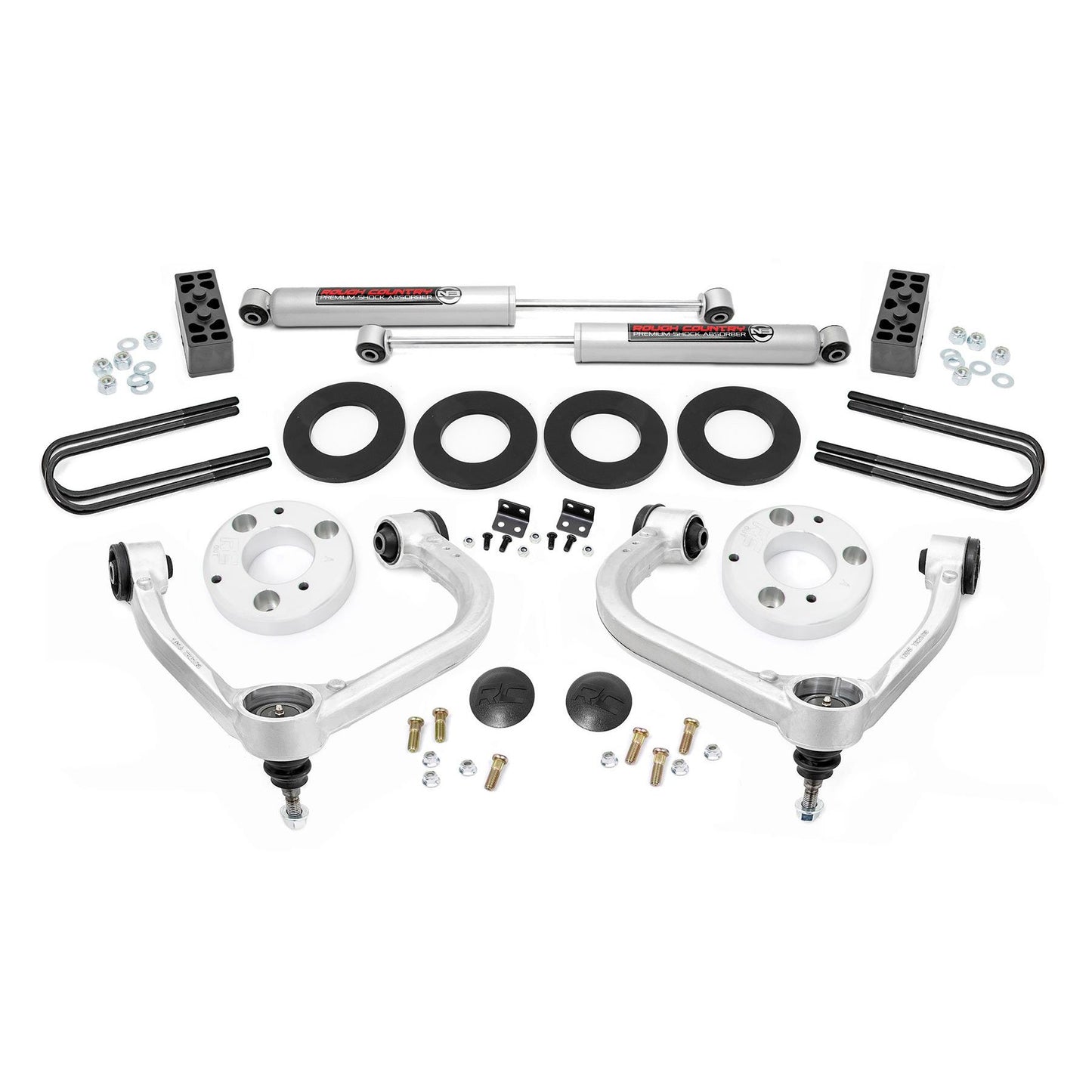 ROUGH COUNTRY | 3 Inch Lift Kit  Forged UCA  Ford F-150 4WD (2021-2026) | 41430